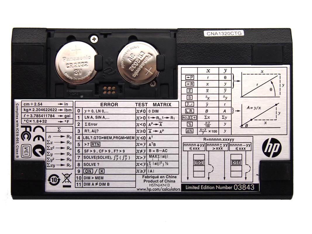 HEWLETT-PACKARD HP-42S – Le Rayon des Calculatrices